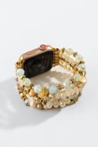 Francesca's Breanna Mix Beaded Smartwatch Band - Natural