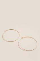 Francesca Inchess Arianna Large Wire Hoops - Gold