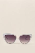Francesca's Valerie Cat Eye Sunglasses - Lavender
