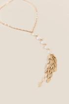 Francesca's Marlyn Freshwater Pearl Tassel Necklace - Ivory