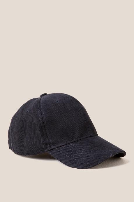 Francesca's Daylen Corduroy Baseball Cap - Black