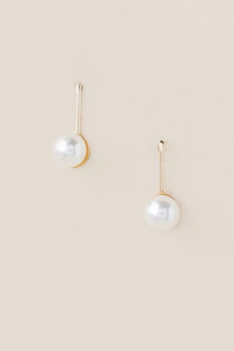 Francesca Inchess Biannca Pearl Drop Earrings - Pearl
