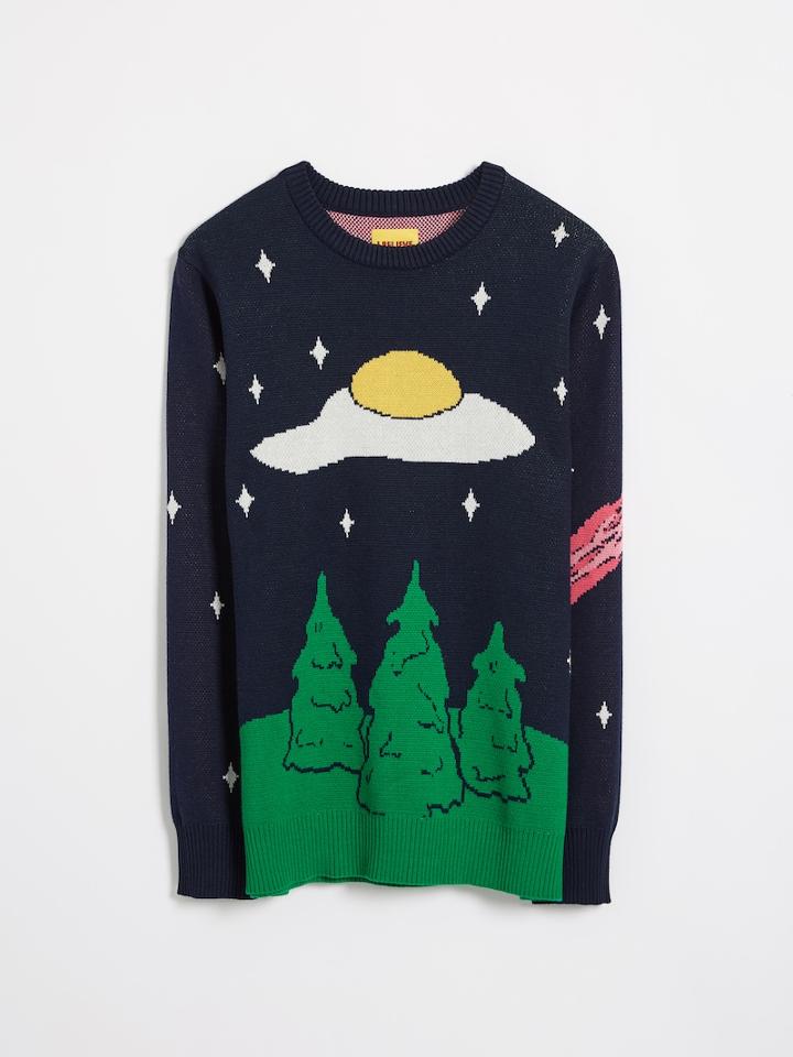 Frank + Oak I Believe Crewneck Sweater By Pony