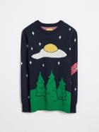 Frank + Oak I Believe Crewneck Sweater By Pony
