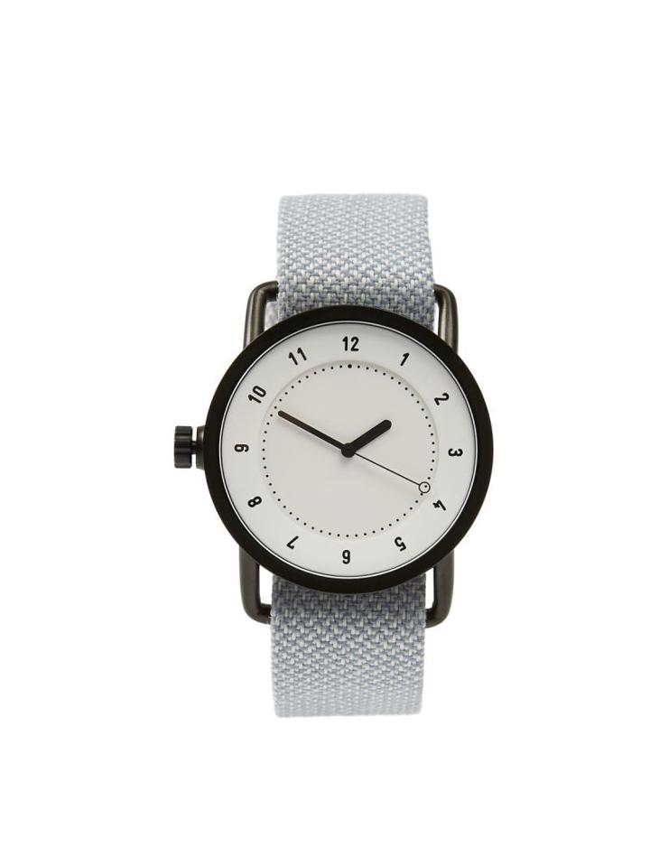Frank + Oak Tid No.1 White / Mineral Twain Wristband Watch In Mineral