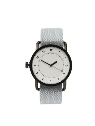 Frank + Oak Tid No.1 White / Mineral Twain Wristband Watch In Mineral