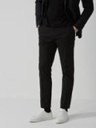 Frank + Oak Easy Wear Teflon Trousers In Black