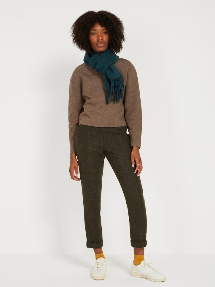Frank + Oak Double Knit Crewneck - Brown