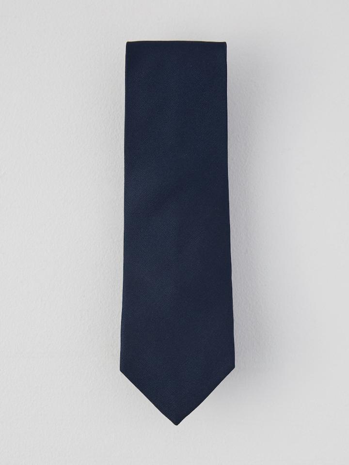 Frank + Oak 2.5 Grossgrain Silk Tie In Navy