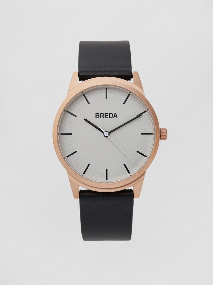 Frank + Oak Breda Watch - Bresson In Rose Gold/black