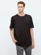 Frank + Oak State Concepts Drirelease Loose Fit T-shirt In Black