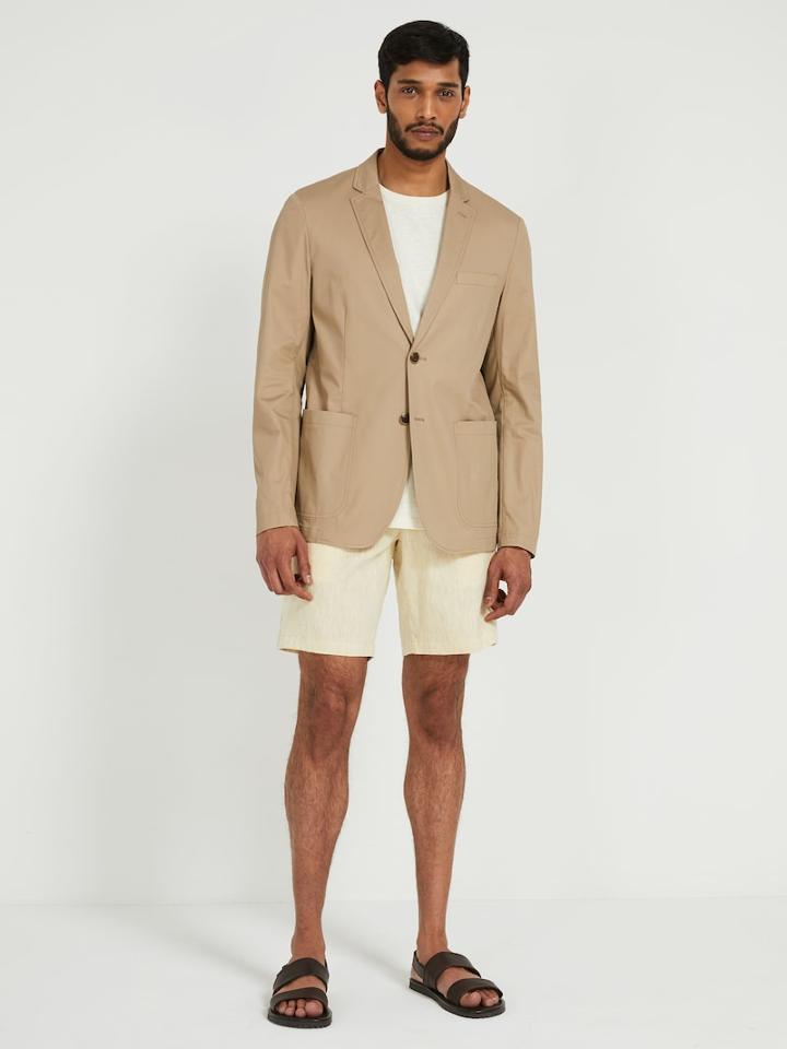 Frank + Oak The Laurier Cotton Blazer - Dune