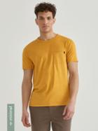 Frank + Oak Loose Fit Organic Cotton-blend T-shirt In Gold