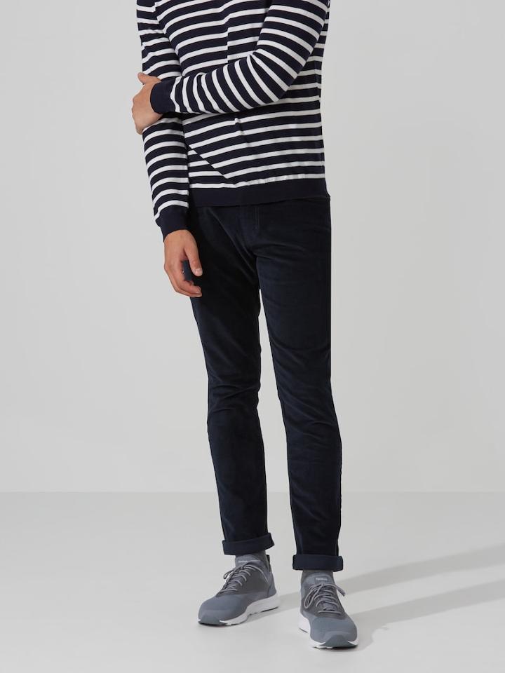 Frank + Oak The Lincoln 5-pocket Corduroy Pant In Dark Sapphire