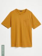 Frank + Oak Good Cotton Relaxed Pocket Tee In Yellow
