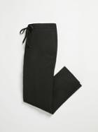 Frank + Oak Washable Wool Drawstring Dress Pants - Black