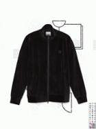 Frank + Oak Toronto Raptors Full-zip Velvet Track Jacket In Black