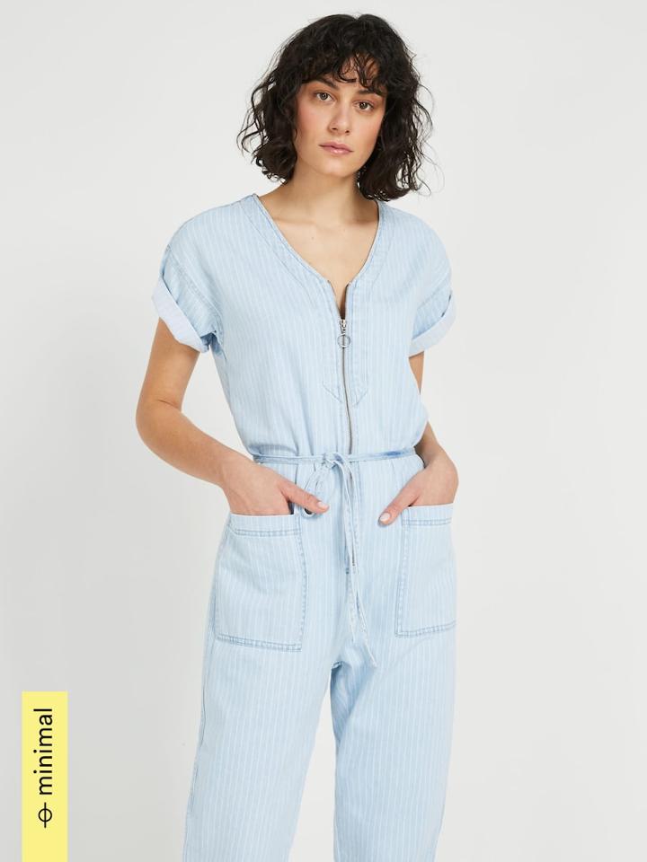 Frank + Oak Atelier: Collection: Good Cotton Denim Jumpsuit