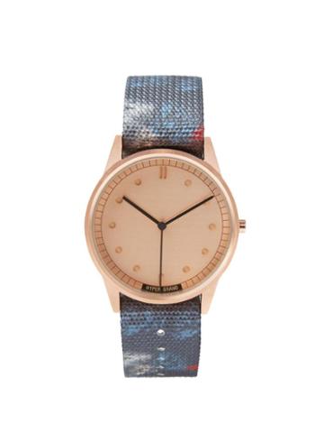 Frank + Oak Hypergrand 01nato Panama Watch In Rose Gold