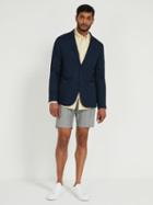 Frank + Oak The Newport Glen Plaid Polyester Shorts - Grey