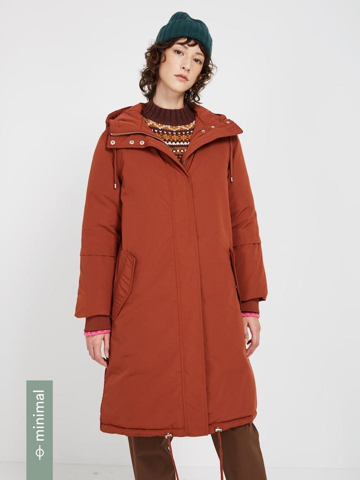 Frank + Oak The Alpine Parka With Recycled 3m Thinsulate - Brick