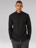 Frank + Oak The Andover Stretch Dress Shirt In Black