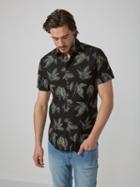 Frank + Oak Foliage Print Cotton-blend Shirt
