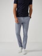 Frank + Oak The Laurier Cotton-chambray Trouser In Light Blue
