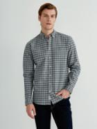 Frank + Oak The Jasper Marled-cotton Oxford Shirt In Green Gingham