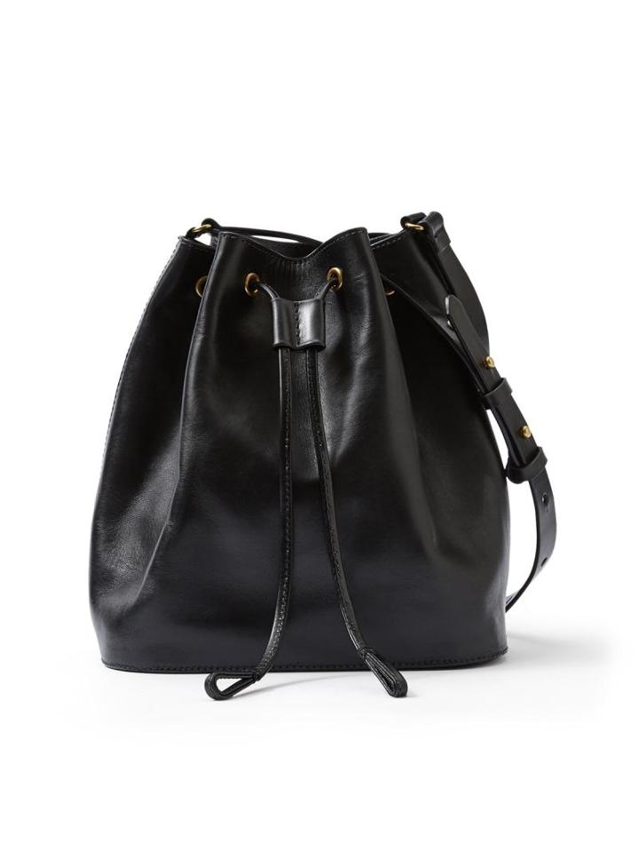 Frank + Oak The Viola Bucket Bag In Black