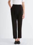 Frank + Oak Light Dropped Crotch Trouser In True Black