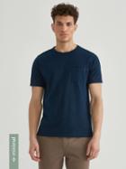 Frank + Oak Loose Fit Organic Cotton-blend T-shirt In Navy Blue