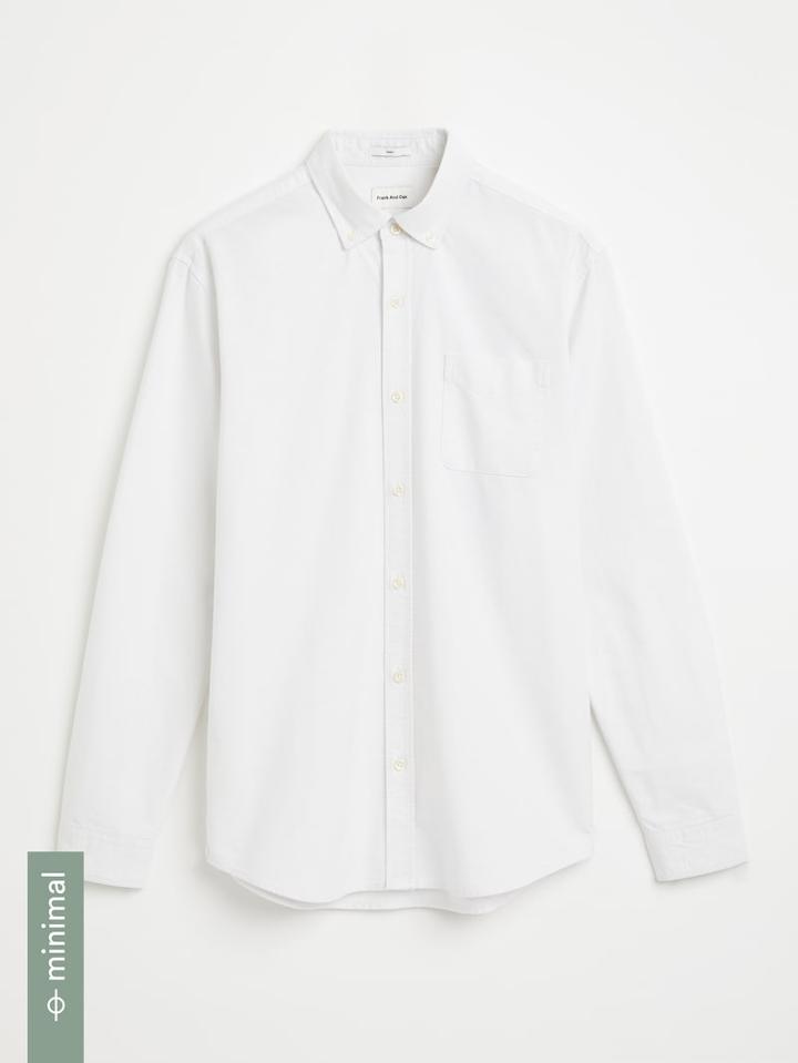 Frank + Oak The Jasper Good Cotton Shirt In White