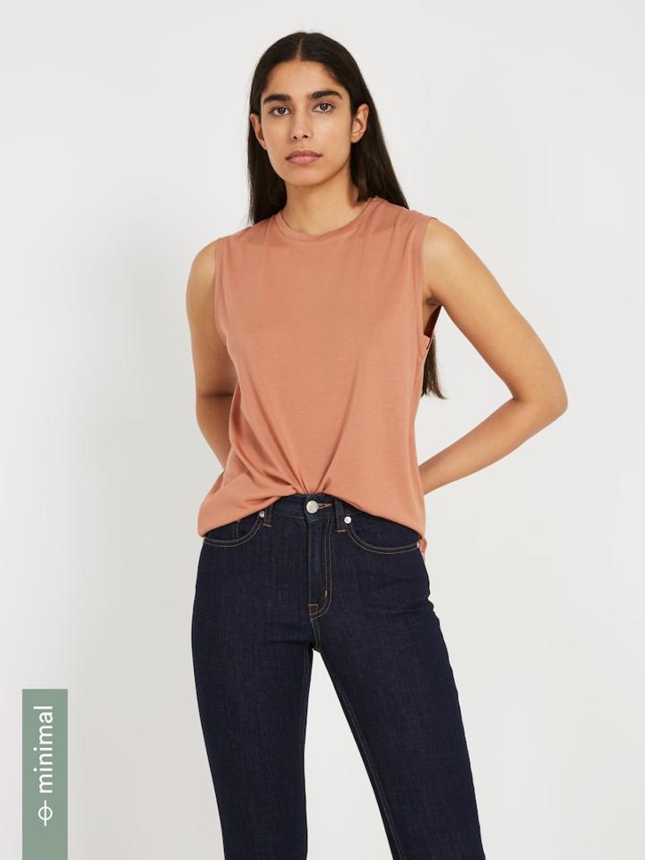 Frank + Oak Modal-blend Fluid Muscle Tank Top - Caf Au Lait