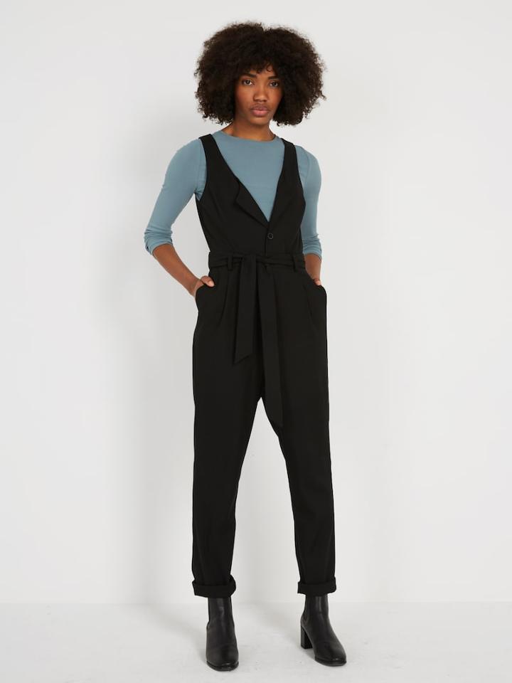 Frank + Oak Sleeveless Jumpsuit - True Black