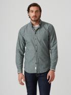 Frank + Oak The Odessa Chambray Shirt In Green