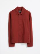 Frank + Oak Deconstructed Stretch-cotton Jacket - Madder Brown