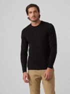 Frank + Oak Machine-washable Merino Sweater In Black