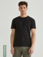 Frank + Oak Loose Fit Organic Cotton-blend T-shirt In Black
