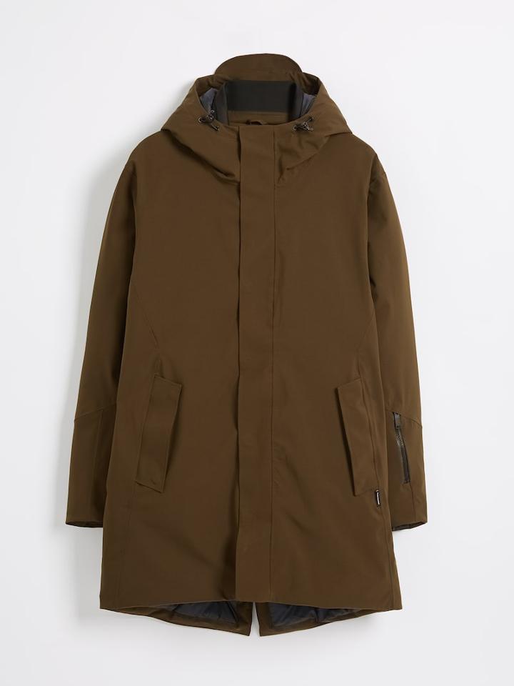 Frank + Oak The Capital Waterproof Hooded Parka With Recycled 3m Thinsulate - Military Green