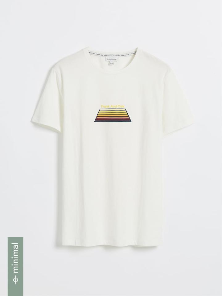 Frank + Oak The Lucky 7 Organic Cotton Tee - White