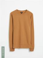Frank + Oak Organic-cotton-blend Fleece Sweatshirt - Light Brown