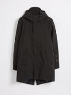 Frank + Oak The Capital Waterproof Hooded Parka With Recycled 3m Thinsulate - Black