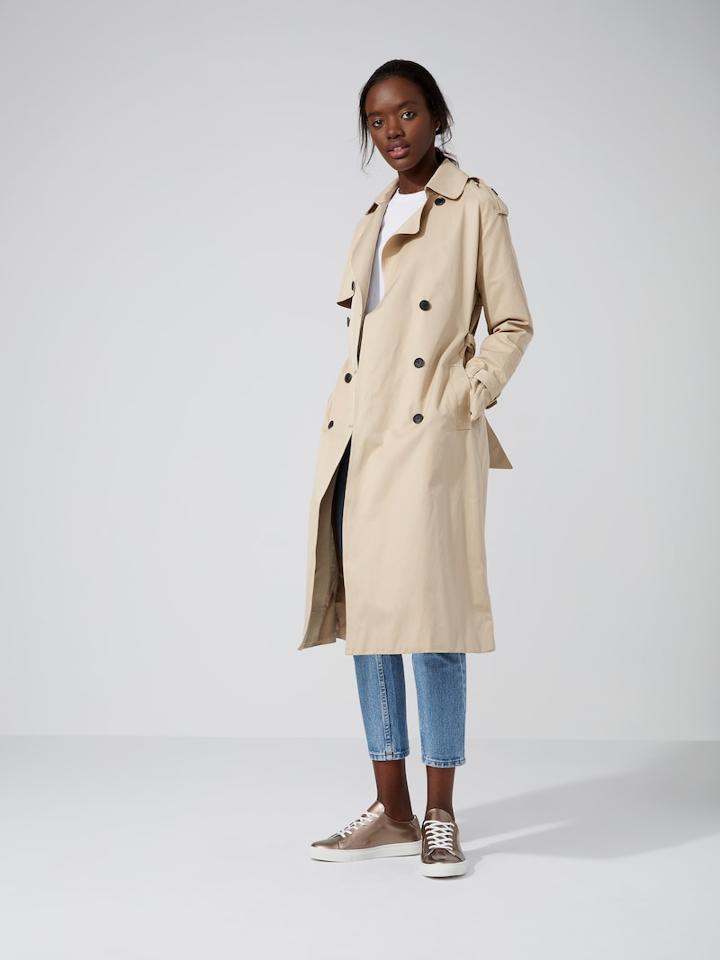 Frank + Oak Water-resistant Trench In Dune