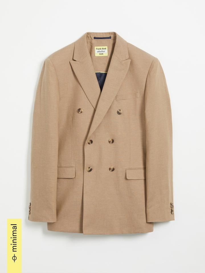 Frank + Oak Atelier Collection: The Laurier Organic Cotton-linen Blazer
