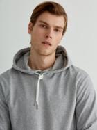 Frank + Oak Washed French Terry Pullover Hoodie In Vintage Grey