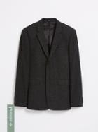 Frank + Oak Laurier Stretch Wool Suit Jacket - Charcoal