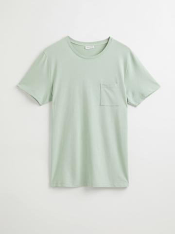 Frank + Oak Good Cotton Soft Pocket Tee In Light Green
