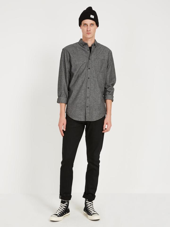 Frank + Oak The Odessa Chambray Shirt - Black