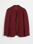 Frank + Oak The Laurier Cotton Blazer - Pomegranate